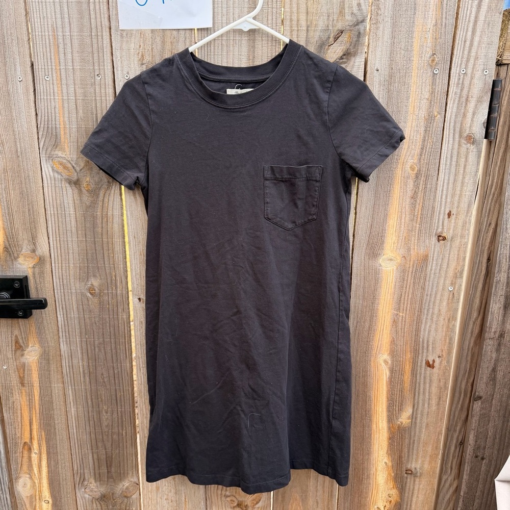 Madewell Classic Black T-Shirt Dress Size XS